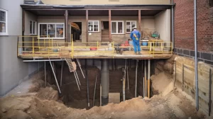 Basement Underpinning: Application of Concrete Slab